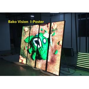 Indoor Standable LED Display Poster Screen Kiosk For Logo Advertising