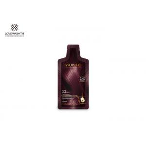 Argan Oil Hair Color Shampoo Quick Coloring No Hard To Scalp 15ml * 2 Volume
