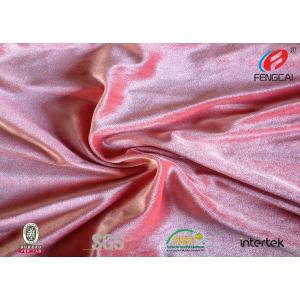 polyester Korea velvet fabric, polyester spandex 4 way stretch velvet fabric for garment