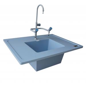 Sink Epoxy Lab Countertops Customized Glare Finish SGS / SEFA Certification