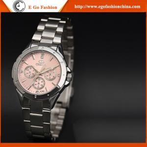 019A Pink Lady Watches Woman Female Watch Stainless Steel Watch Luxury Rhinestone Watches