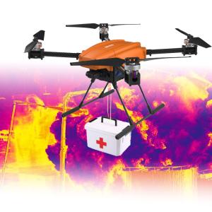 China Drone Profissional de Combate a Incêndios ZAi UAV de Busca e Salvamento com Câmera Térmica supplier