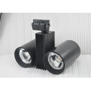 China Anti glare COB LED Ceiling Track Light Spot Double Head 2/3/4 Led 30W wide Beam Angle supplier