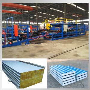 China Steel Profile EPS Sandwich Panel Roll Forming Machine For Construction supplier