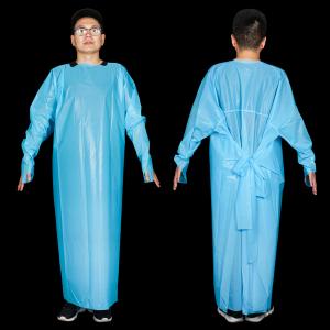 China Medical Surgical Waterproof Disposable CPE Gown supplier