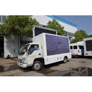 P4 Outdoor Mobile  LED Billboard Truck Forland With Road Show Stage