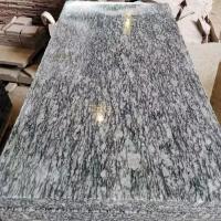 China Spray White Sea Wave Flower granite grave slab granite memorial slabs OEM on sale