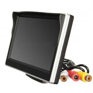 5 Inch Car TFT LCD Monitor Car Reversing Parking Monitor With 2 Video Input