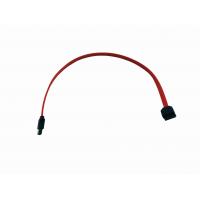 China 109 SATA Cable 7P/1.27-90° 7P/1.27 250mm Solid State Disk Serial Cable 90° Degree Elbow Both Ends Of Connector With Lock on sale