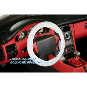 Disposable Plastic Steering Wheel Cover/White Plastic Steering-Wheel Cover Universal 4S Shop Dedicated Show