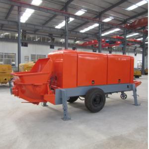 Diesel 270m 50m3/H Electric Trailer Concrete Pumps