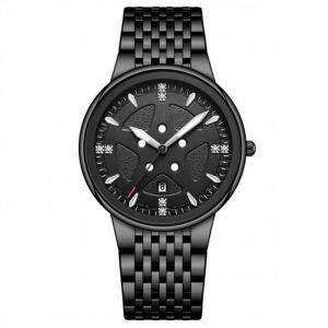 Waterproof Stainless Steel Chronograph Watch Thin Calendar Automatic Mechanical Watch