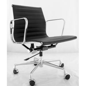 Durability Executive Leather Office Chair , Low Back Office Chair Easy Assembly
