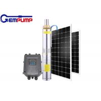 China High Pressure 25HP Solar Powered Pond Pump With Battery Backup on sale