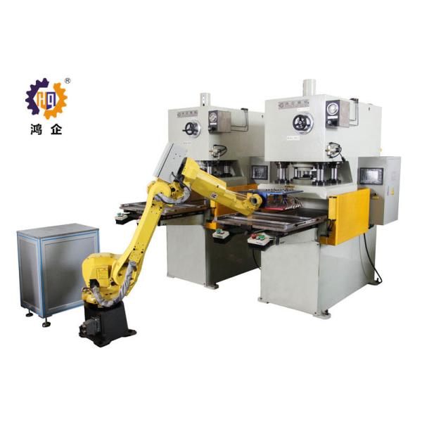 PLC / MMI Control Hydraulic Punching Machine With Robot Manipulator