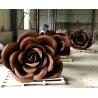 China Modern Flower Corten Steel Sculpture For Garden Decoration wholesale