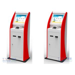 China Infrared / SAW Touch Screen ATM Kiosk With Webcam Payment Terminal Cash Machine supplier