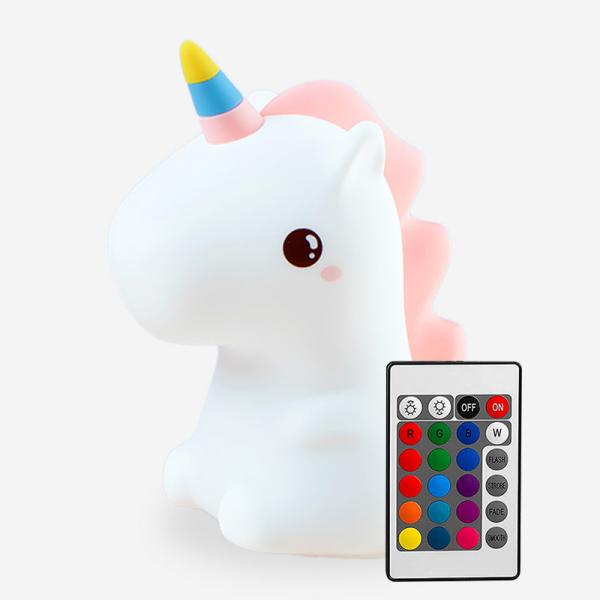 9.5cm Bedroom Night Lamp Room Decor SL 01 Unicorn Silicone Light