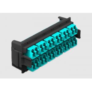 China Front Facing Multimode OM3 100G MTP To LC HD Patch Panel supplier
