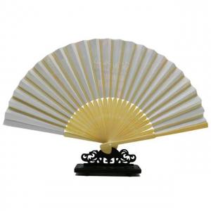 Personalized Print Engrave Wedding Favor Silk Hand Fan Customized