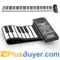 Flexible Roll Up Synthesizer Keyboard Piano with Built-in Loud Speaker and 88 Soft Keys