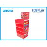 China Chocolate Floor Cardboard Poster Display Stands With Easy Assembly wholesale