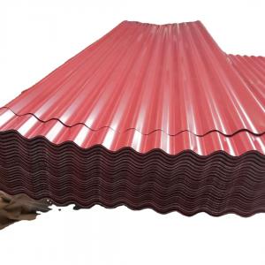 China Colored 5 X 8 Corrugated Metal Roofing Sheets Panels 0.12 - 6mm supplier