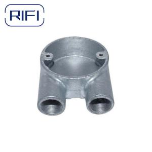 BS EN61386 Branch U Way 25mm Junction Box Malleable Iron Pvc Conduit Box