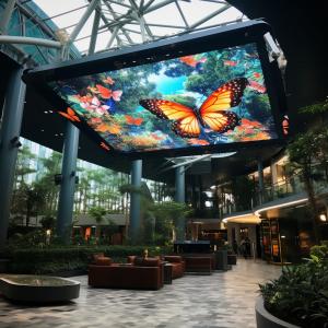 China IP65 LED Video Wall Panels P3 Outdoor Transparent LED Display FCC supplier