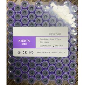 Radiation Sterilized EDTA Tube For Blood Collection 3.2mg/Ml Additive Concentration