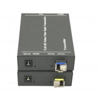 China Audio DVI Video To Fiber Fiber Ethernet Media Converter 1920 X 1080P 60Hz External Stereo on sale