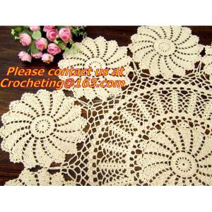 Crocheted Applepine flower Table cloth, table cover, handmade crochet, blanket, clothes