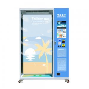 China Micron 22 Inch Touch Screen Spray Vending Machine For Sun block oil supplier