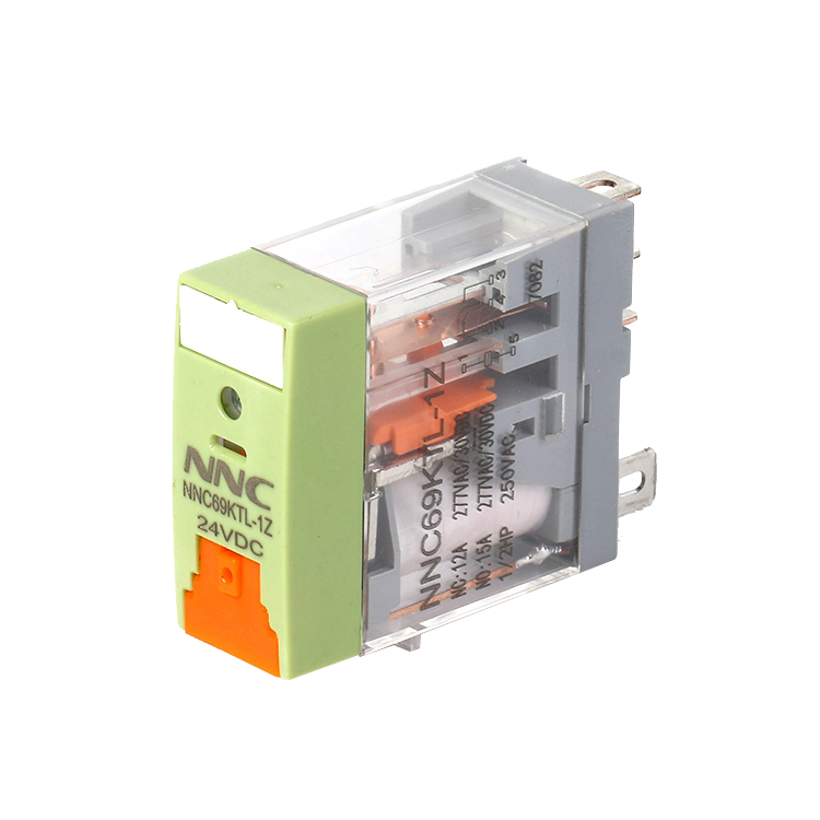 China NNC Miniature PCB Transparent Relay NNC69KTL Relay with LED Indicator and lockable test button wholesale