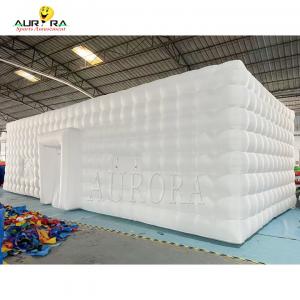 China White Inflatable Night Club Tent Bar Portable LED Party Disco Tent Customized supplier