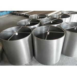 Heat Resistant Rotary Screen Drum , Stainless Steel Wire Strainer Basket