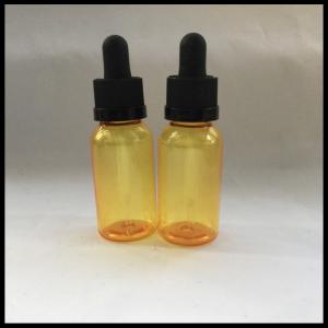 Orange Plastic Pipette Bottles Food Grade For Liquid Flavoring Packing