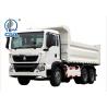 China New Diesel Heavy Duty Dump Truck Payload 30 Tons 10 Wheels Hyva 16m3 Bucket white color wholesale