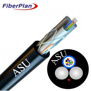 China Outdoor Aerial Single Sheath Mini ADSS ASU Fiber Optic Cable For 50-150m Span supplier