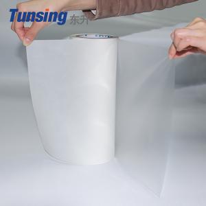 China Double Sided Hot Melt Adhesive Film Polyester Release Liner For Fabric Lamination supplier