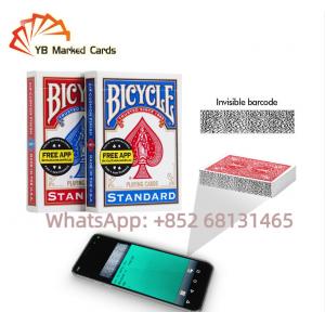 China Poker Bicycle Plastic Playing Cards Waterproof Embossed 154g Weight supplier
