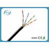 Black Super Long Outdoor Ethernet Lan Cable With UV Resistant PVC Jacket