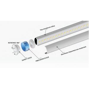 Luz electrónica del tubo del lastre del lastre LED de 30 vatios del tubo del conductor libre electrónico del parpadeo