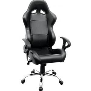 Folding PVC black  Racing Office Chair  Boss Seating Chairs Gaming seats chairs with single adjustor