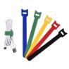 China Enlace de cable de gancho y bucle autobloqueable Reutilizable Enlace de cable de velcro ajustable wholesale