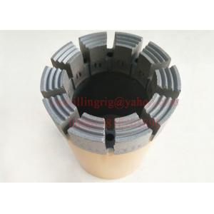 China Wireline Impregnated Diamond Core Drill Bit With 10mm / 12mm / 14mm Crown Height supplier