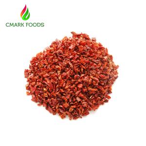 China HACCP Standard Red Dried Bell Pepper / Sweet Pepper Flakes Delicious For Food supplier