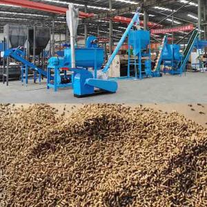 Chicken Feed Pellet Mill Animal Feed Pellet Production Line Poultry Livestock Feed Pellet Plant With 2mm 4mm 6mm 8mm
