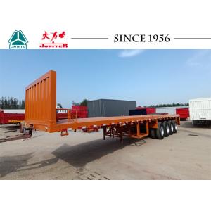 China 55 Ton Carbon Steel Q345B 4 Axle Flatbed Trailer supplier