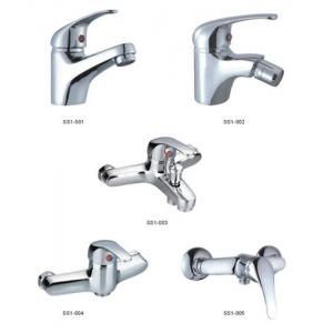 China Zinc Alloy Chrome Plated Kitchen Faucet Handle ODM Contemporary Style supplier